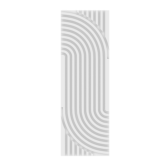 Композитная декоративная панель Decoplume Wave 4 (295*99*10мм)