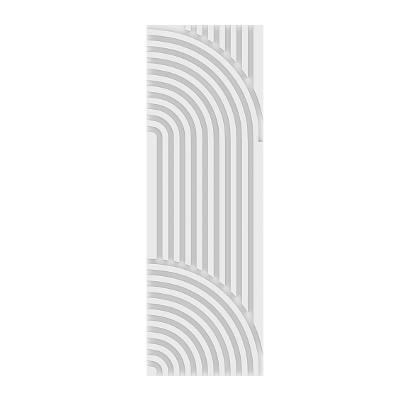 Композитная декоративная панель Decoplume Wave 6 (295*99*10мм)