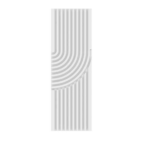 Композитная декоративная панель Decoplume Wave 9 (295*99*10мм)