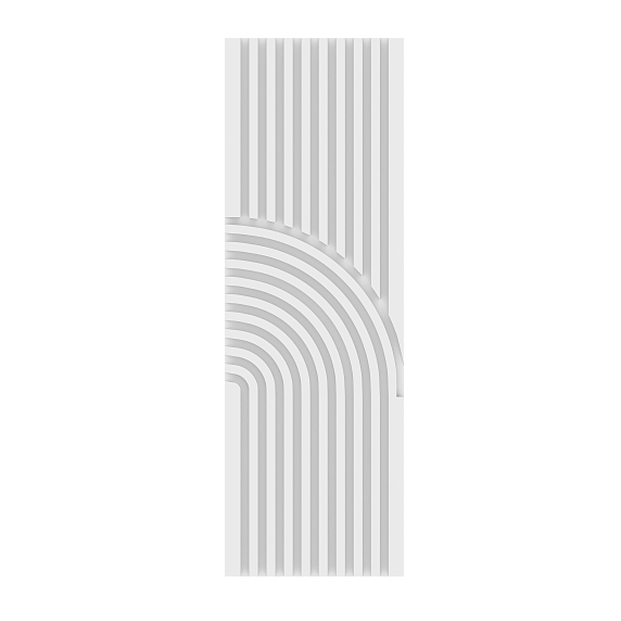 Композитная декоративная панель Decoplume Wave 8 (295*99*10мм)